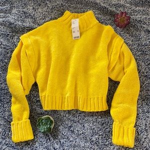 Urban Outfitters Chenille Cropped Sweater